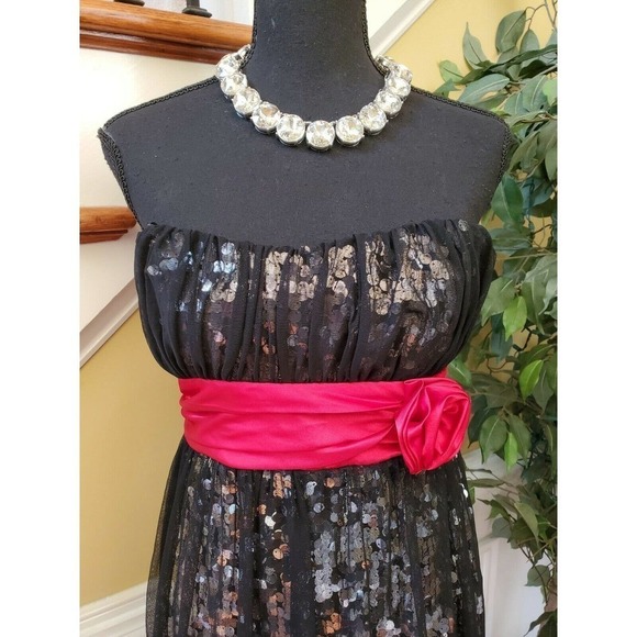 City Triangles Juniors Strapless Formal Dress Sz 9 - Picture 2 of 7